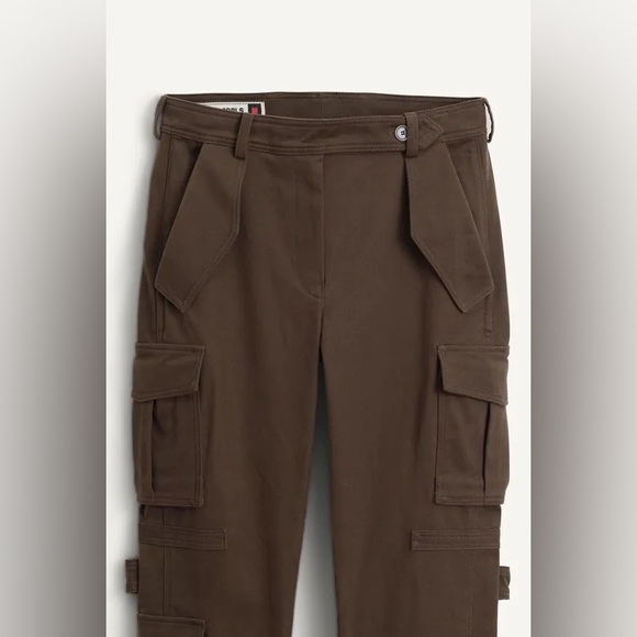 Zara SRPLS Olive Cargo Pants NWT - Picture 10 of 11